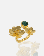 Cargue la imagen en el visor de la galería, Flower Adjustable Ring - Aquadan.co