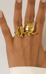 Cargue la imagen en el visor de la galería, Gold Fish Couple Ring - Aquadan.co