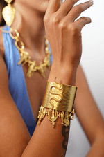 Cargue la imagen en el visor de la galería, Golden Pharaoh Charm Bracelet - Aquadan.co