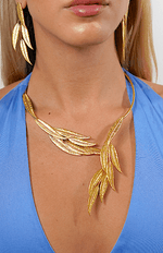 Cargue la imagen en el visor de la galería, Leafs Choker Necklace - Aquadan.co