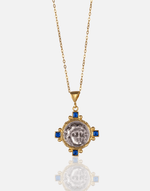 Cargue la imagen en el visor de la galería, Medusa Sapphire Pendant Necklace - Aquadan.co