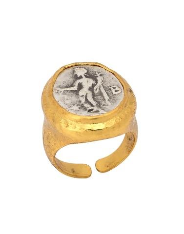 Ancient Coin Ring Adjustable - Aquadan.co