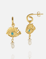 Cargue la imagen en el visor de la galería, Ethereal Eye Drop Earrings - Aquadan.co