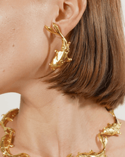 Gold Koi Fish Earrings - Aquadan.co