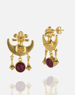 Load image into Gallery viewer, Golden Eclipse Earrings - Aquadan.co