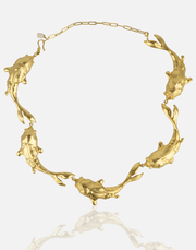 Golden Koi Harmony Necklace - Aquadan.co