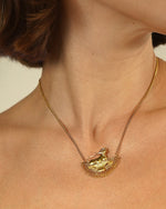 Cargue la imagen en el visor de la galería, Golden Sphinx Pendant Necklace - Aquadan.co