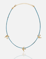 Load image into Gallery viewer, Golden Swallow Necklace - Aquadan.co