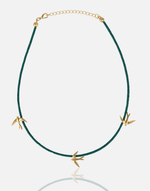 Load image into Gallery viewer, Golden Swallow Necklace - Aquadan.co