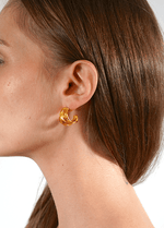 Cargue la imagen en el visor de la galería, Hoops on Hoops Earrings - Aquadan.co