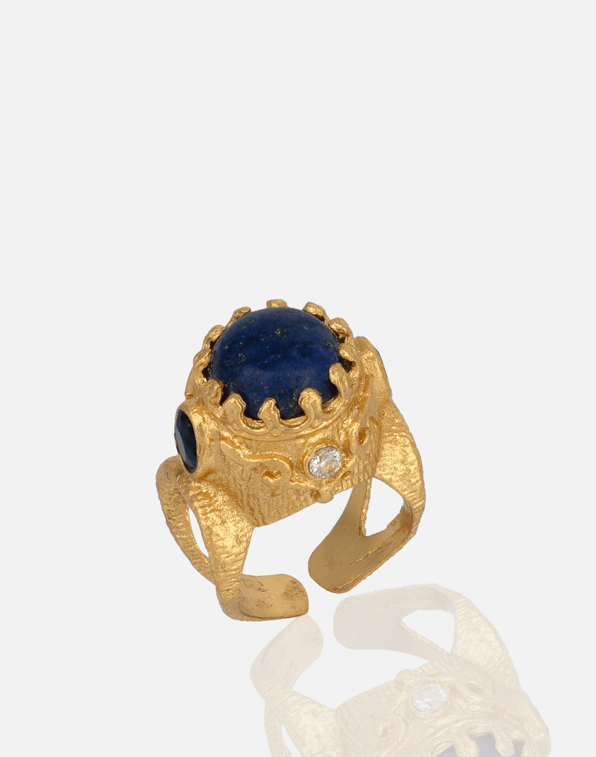 Lazuli Statement Ring - Aquadan.co