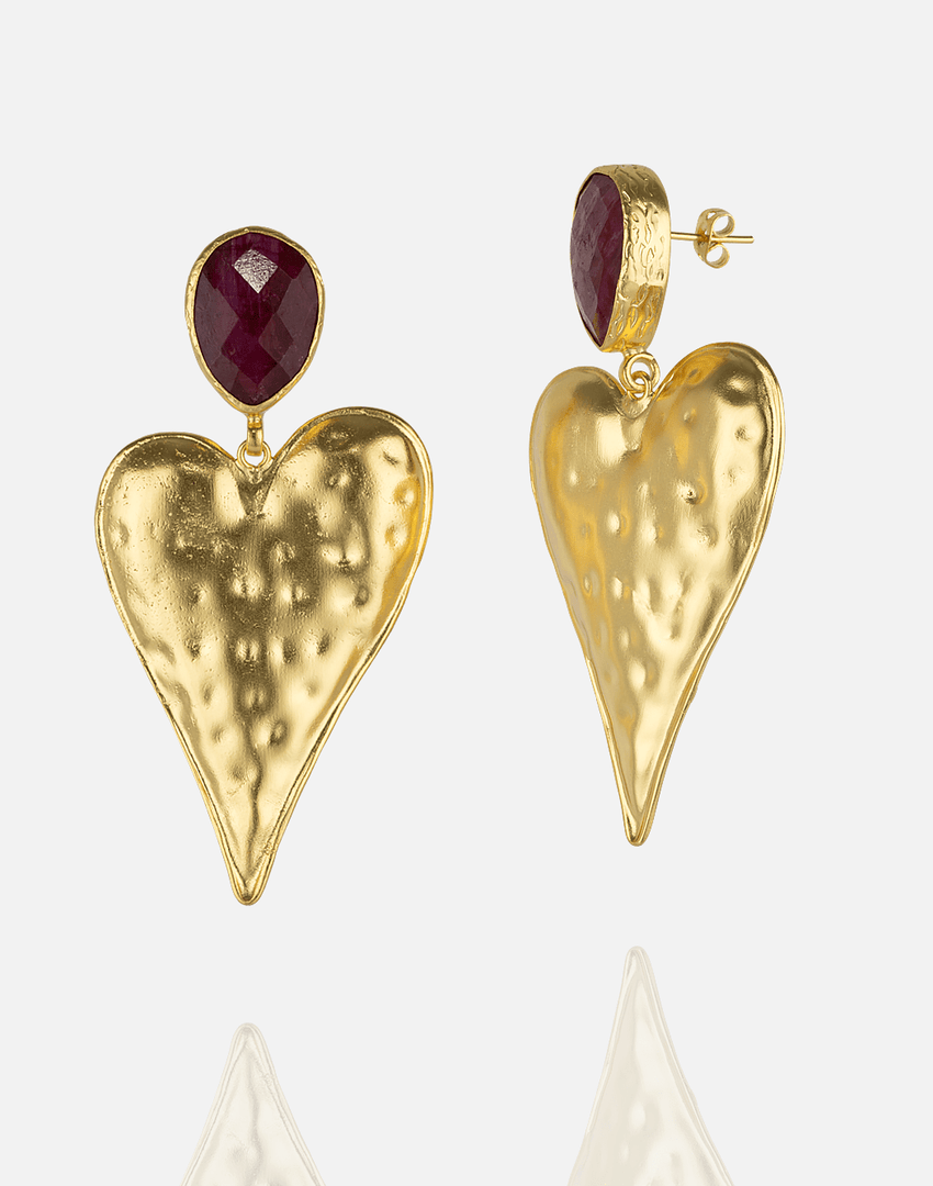 Love with Natural Stone Earring - Aquadan.co