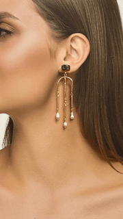 Night Elegance Pearl Earrings - Aquadan.co