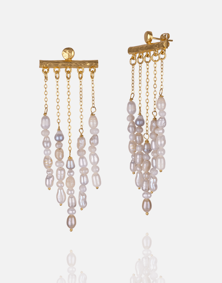 Pearl Chandelier Earrings - Aquadan.co