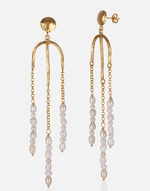 Cargue la imagen en el visor de la galería, Pearl Drops Earrings - Aquadan.co