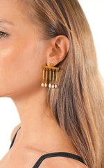 Load image into Gallery viewer, Pearl Mid Drop Earrings - Aquadan.co