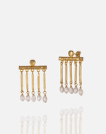 Load image into Gallery viewer, Pearl Mid Drop Earrings - Aquadan.co