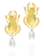 Cargue la imagen en el visor de la galería, Pearl Roach Earring - Aquadan.co