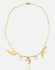 Pearls and Birds Necklace - Aquadan.co