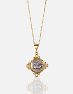 Cargue la imagen en el visor de la galería, Pegasus Sapphire Medallion Necklace - Aquadan.co