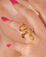 Cargue la imagen en el visor de la galería, Snake Love Ring - Aquadan.co